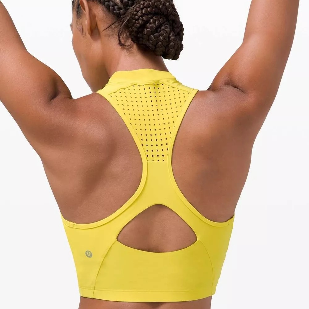 Unleash Strength High Neck Zip Bra